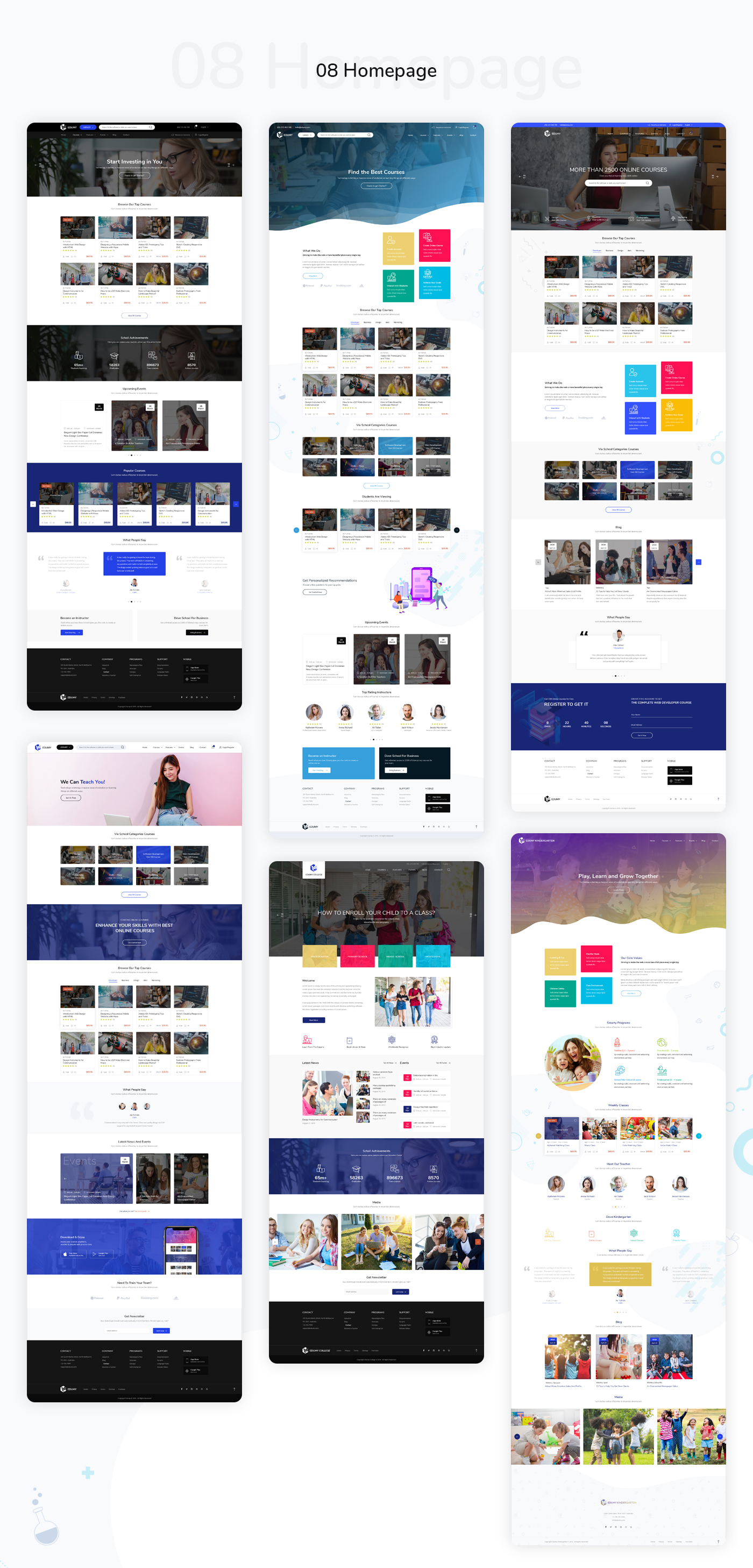 Edumy - LMS Online Education Course & School HTML Template - 4